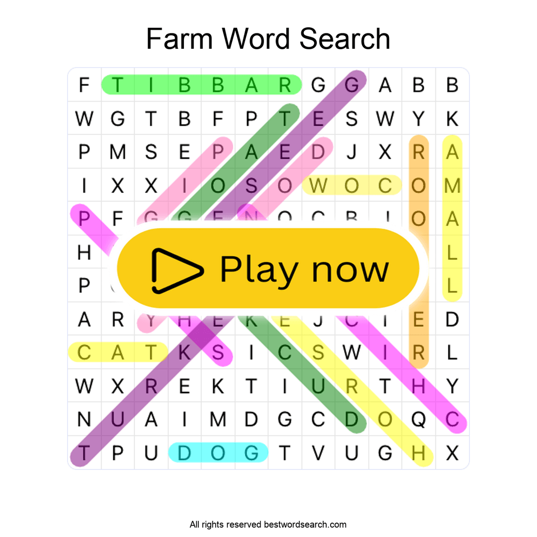 Farm Animals puzzle