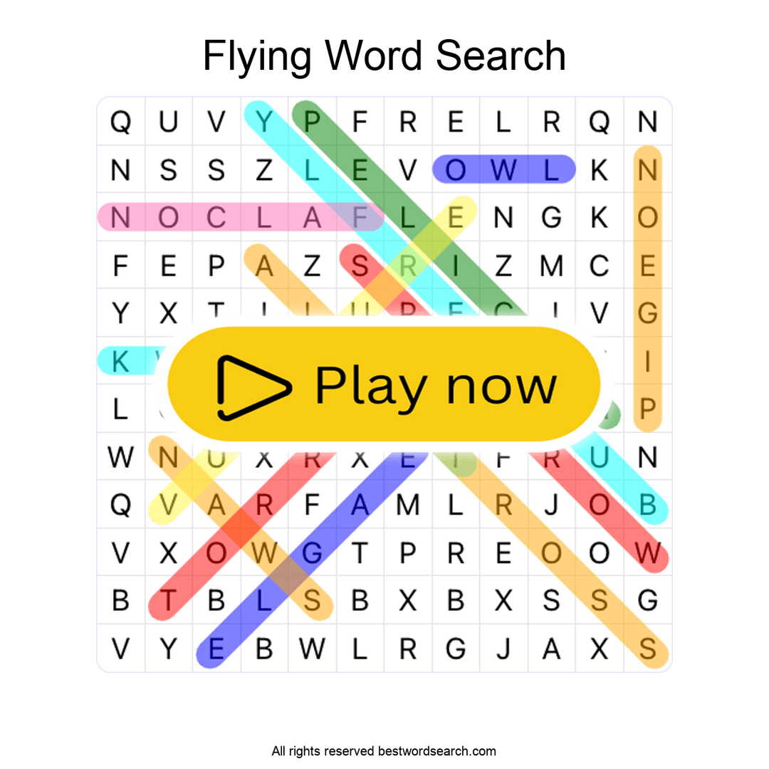 Flying Animals puzzle