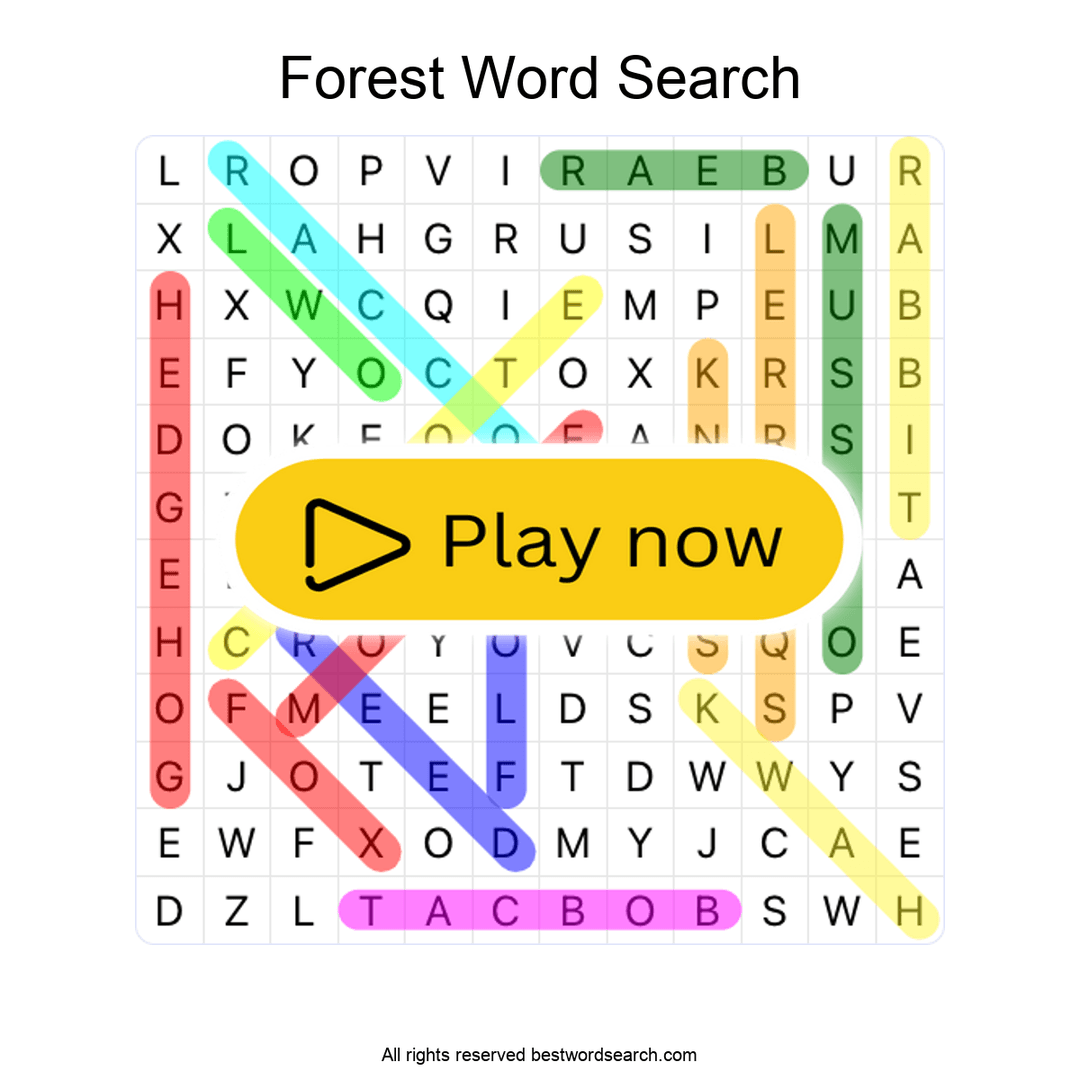 Forest Animals puzzle