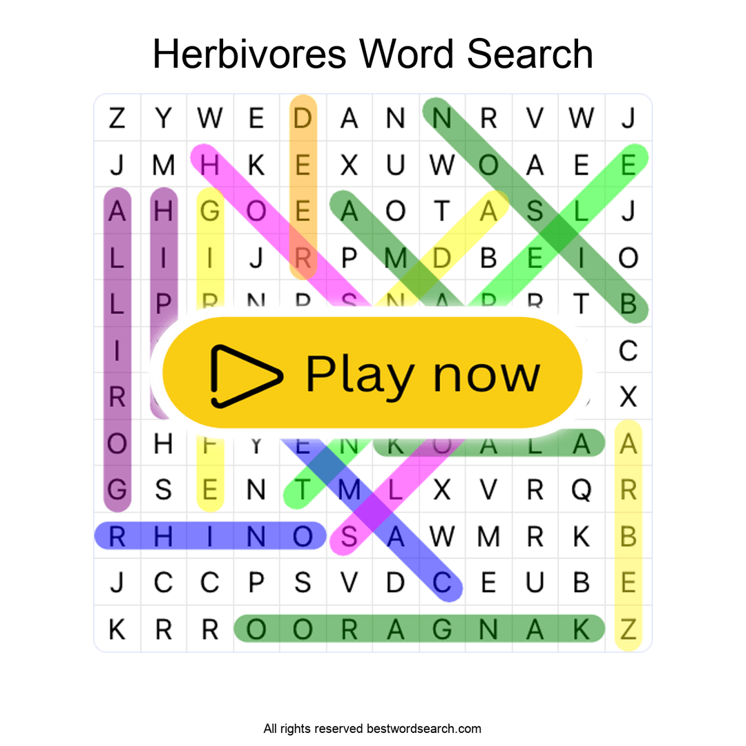 Herbivores puzzle