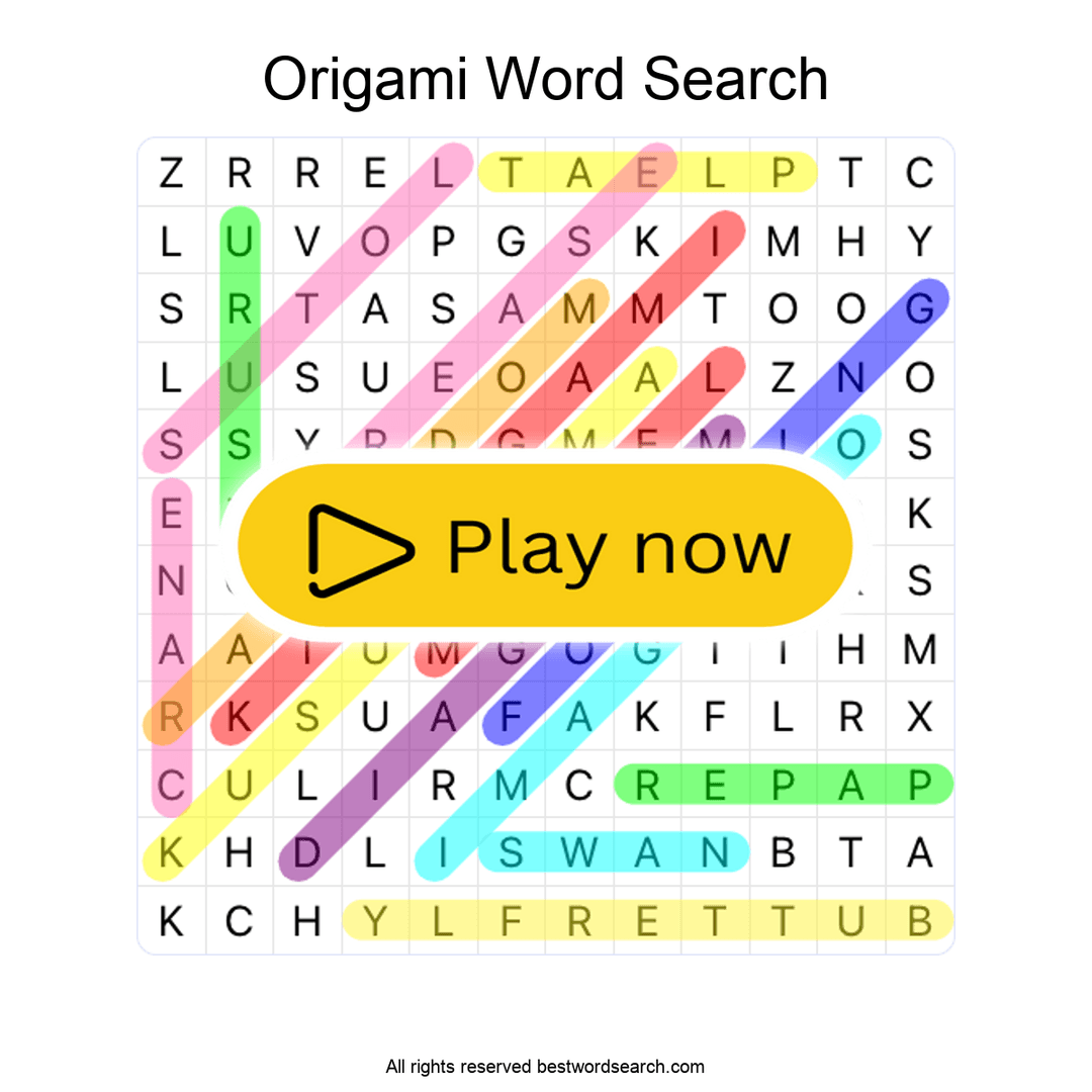 Origami puzzle