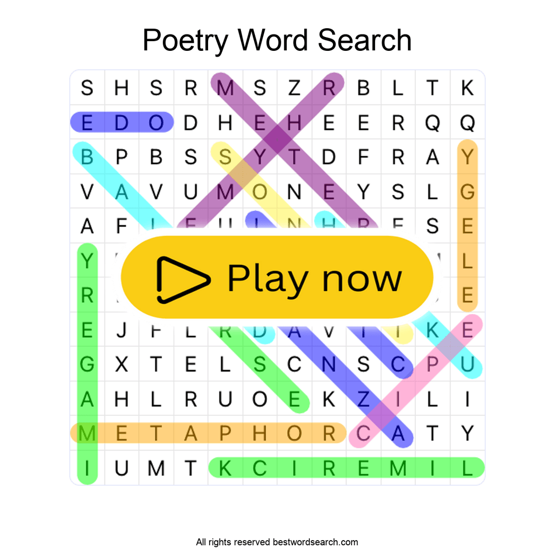 Poetry puzzle