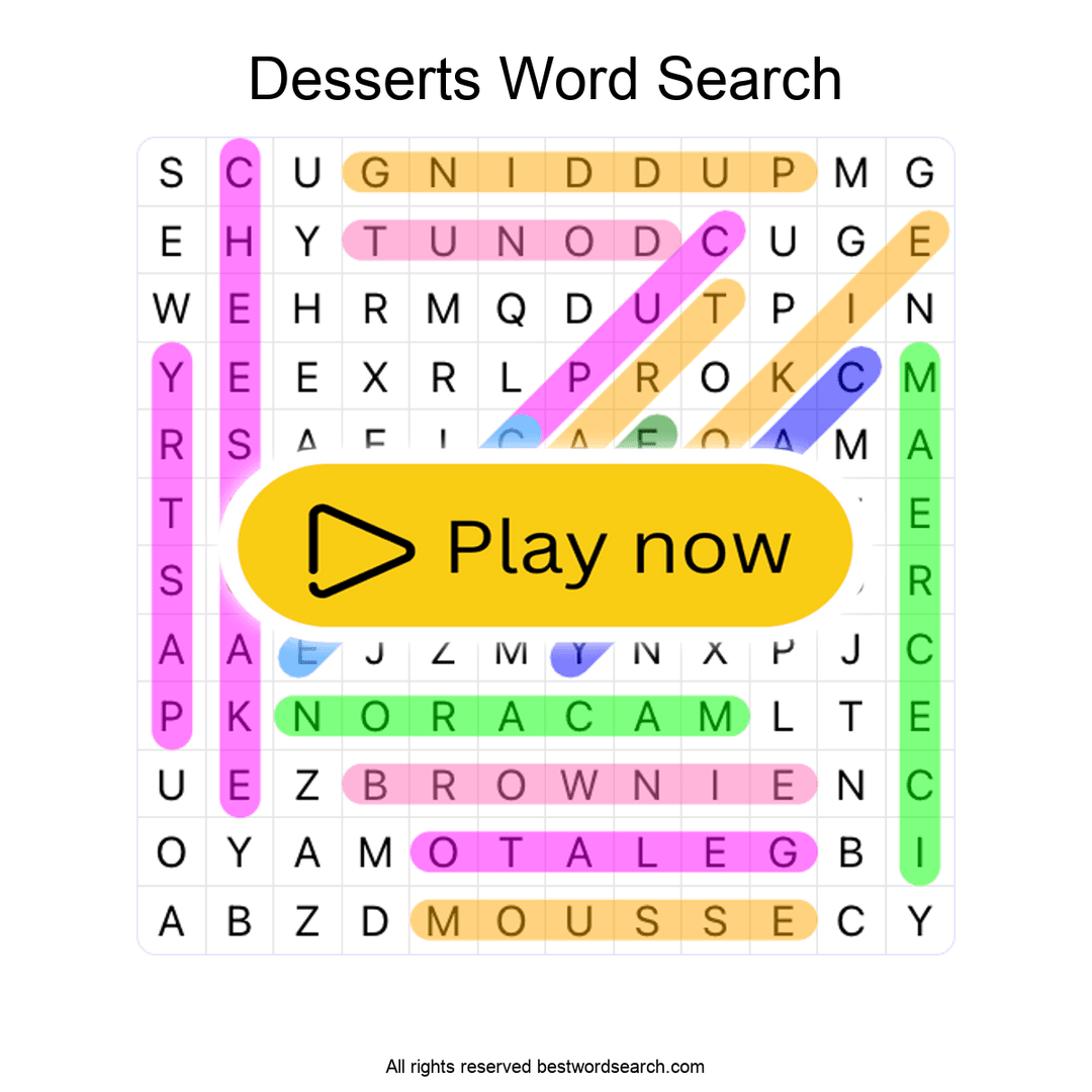 Desserts puzzle
