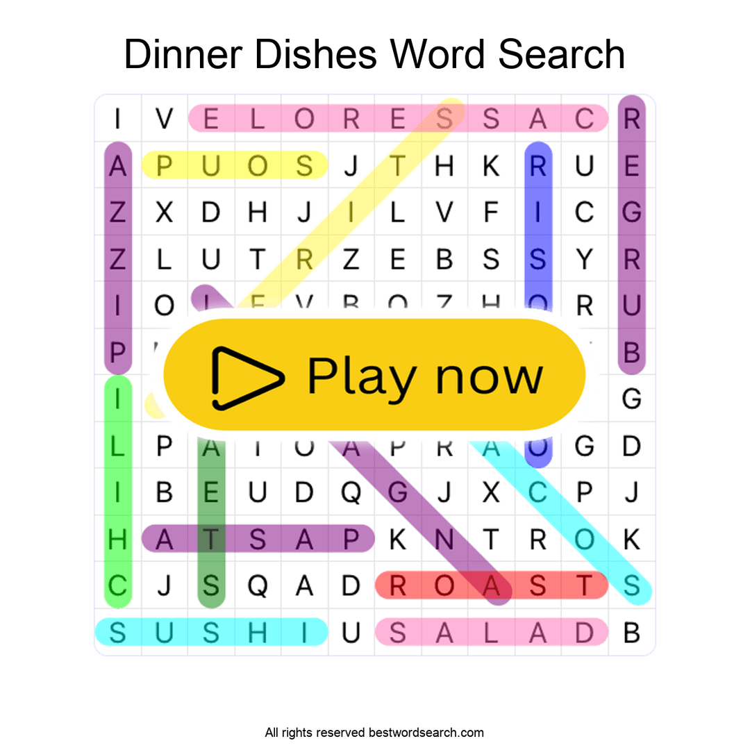 Dinner Dishes puzzle