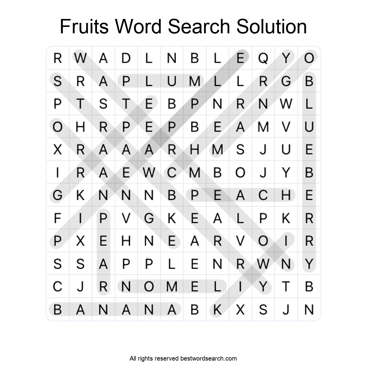 Food and Drink word search puzzles