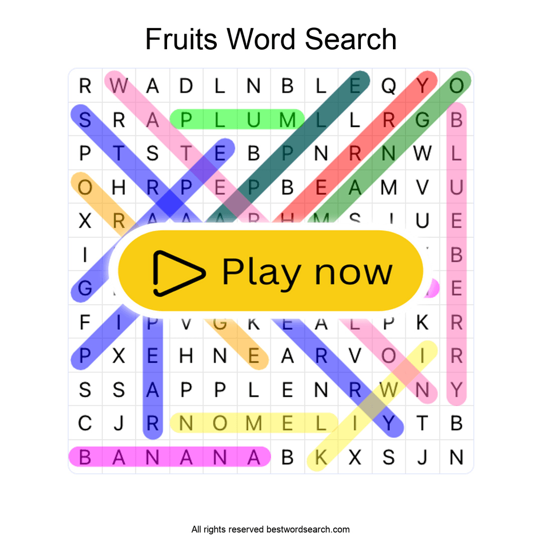 Fruits puzzle