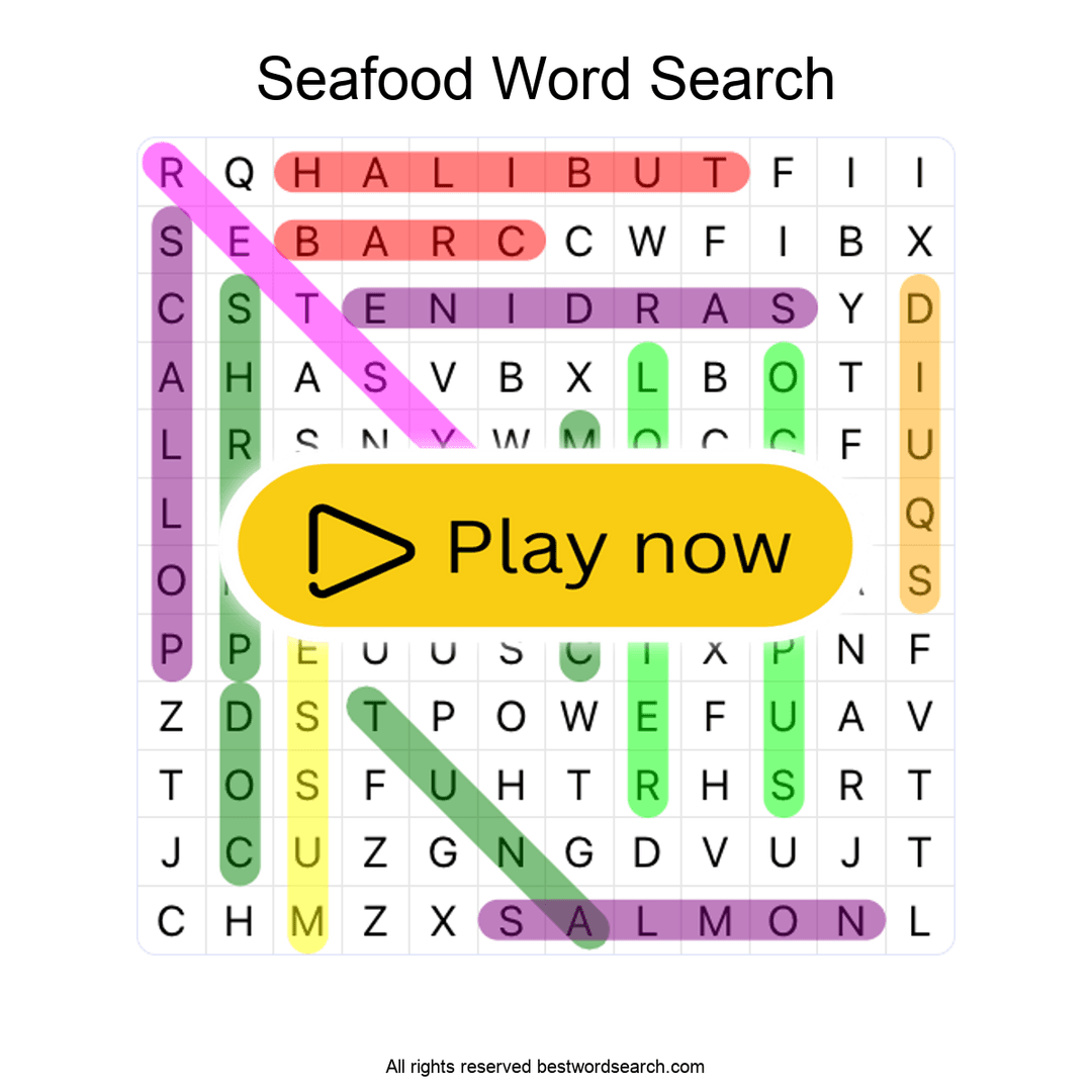 Seafood puzzle