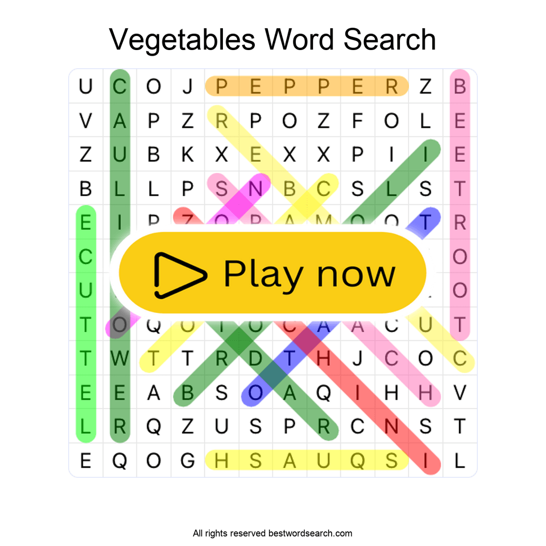 Vegetables puzzle