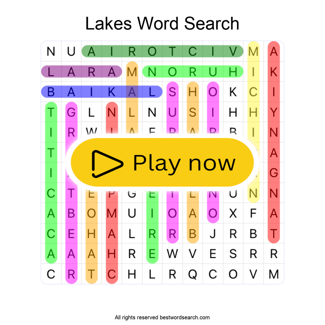 Lakes puzzle