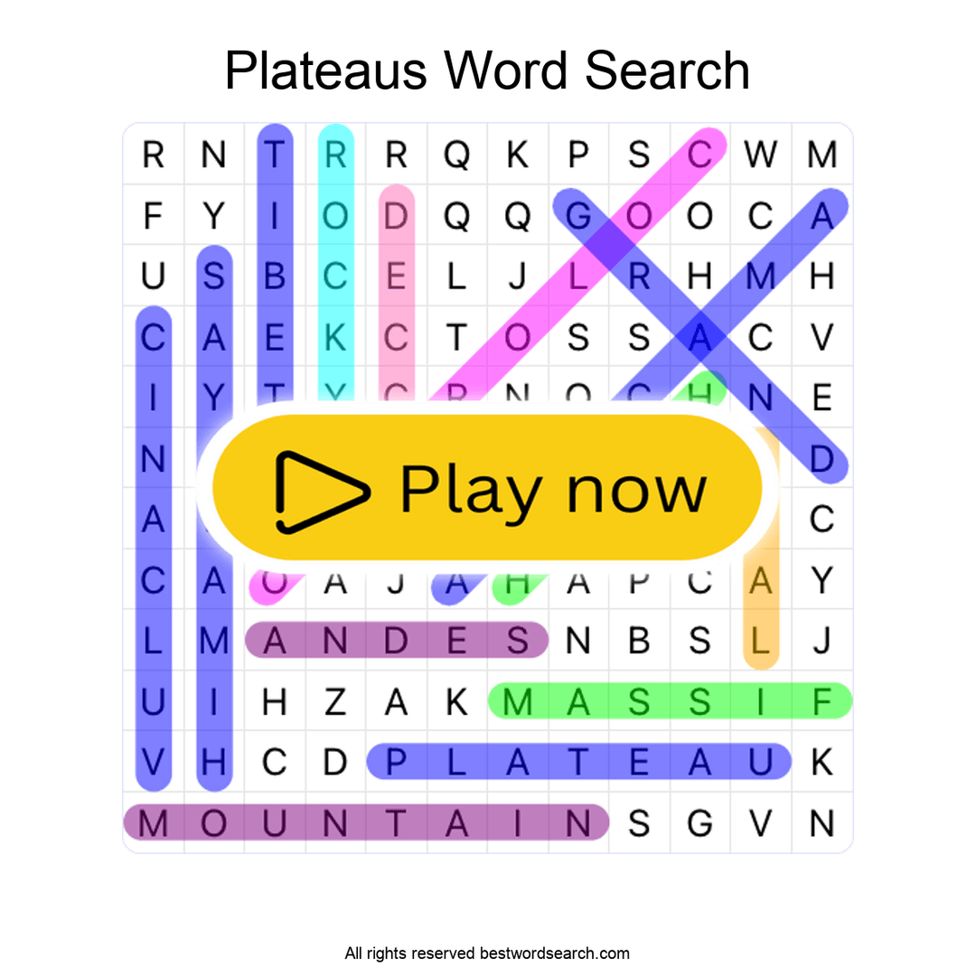 Plateaus puzzle