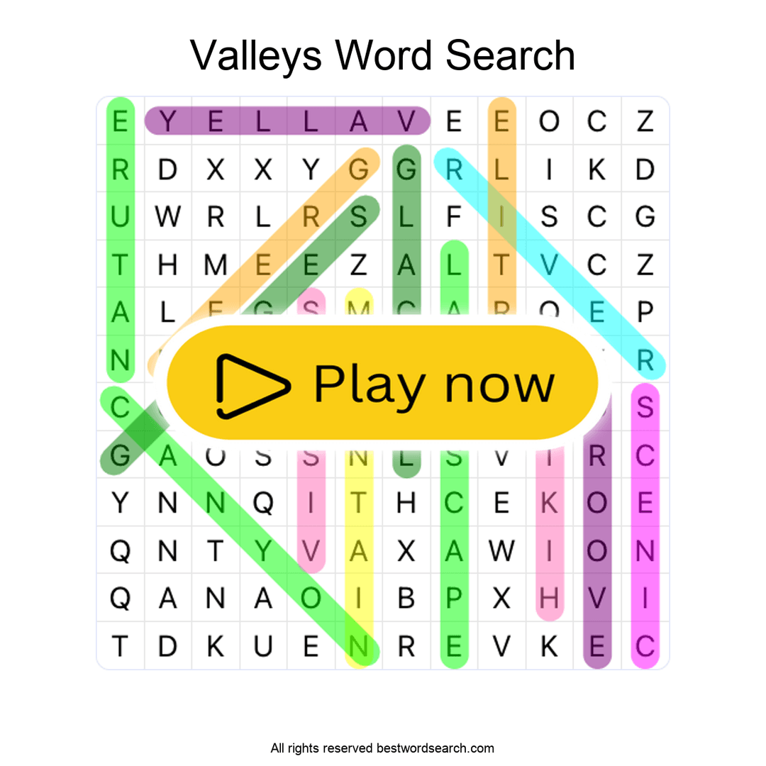 Valleys puzzle