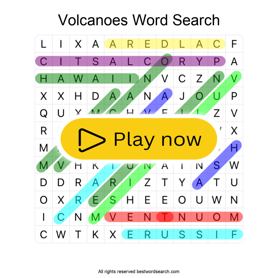 Volcanoes puzzle