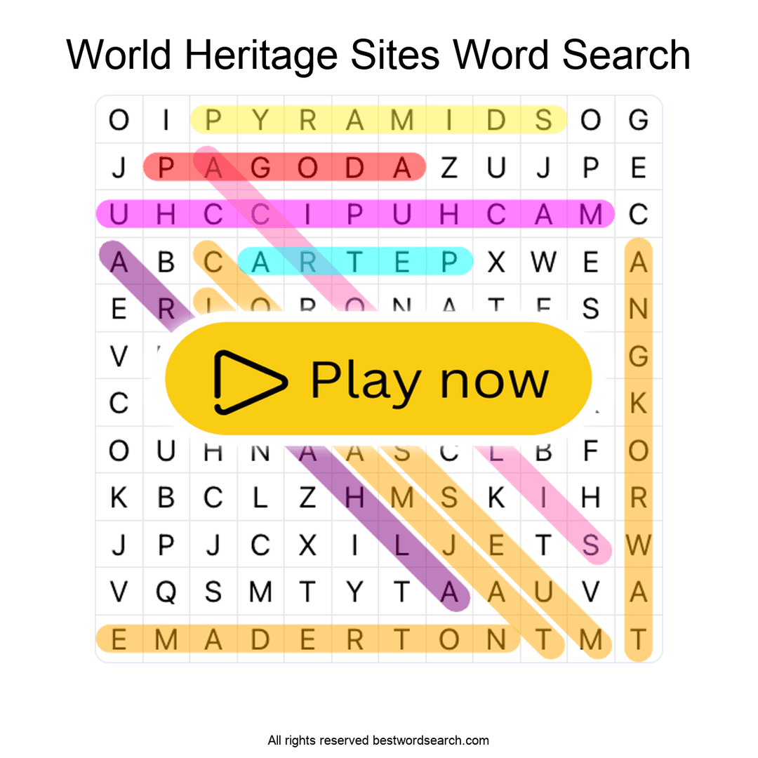 World Heritage Sites puzzle