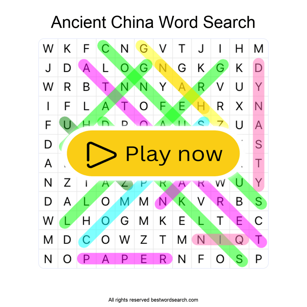 Ancient China puzzle