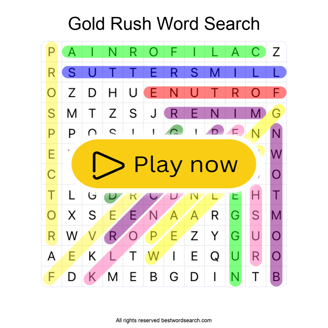 Gold Rush puzzle