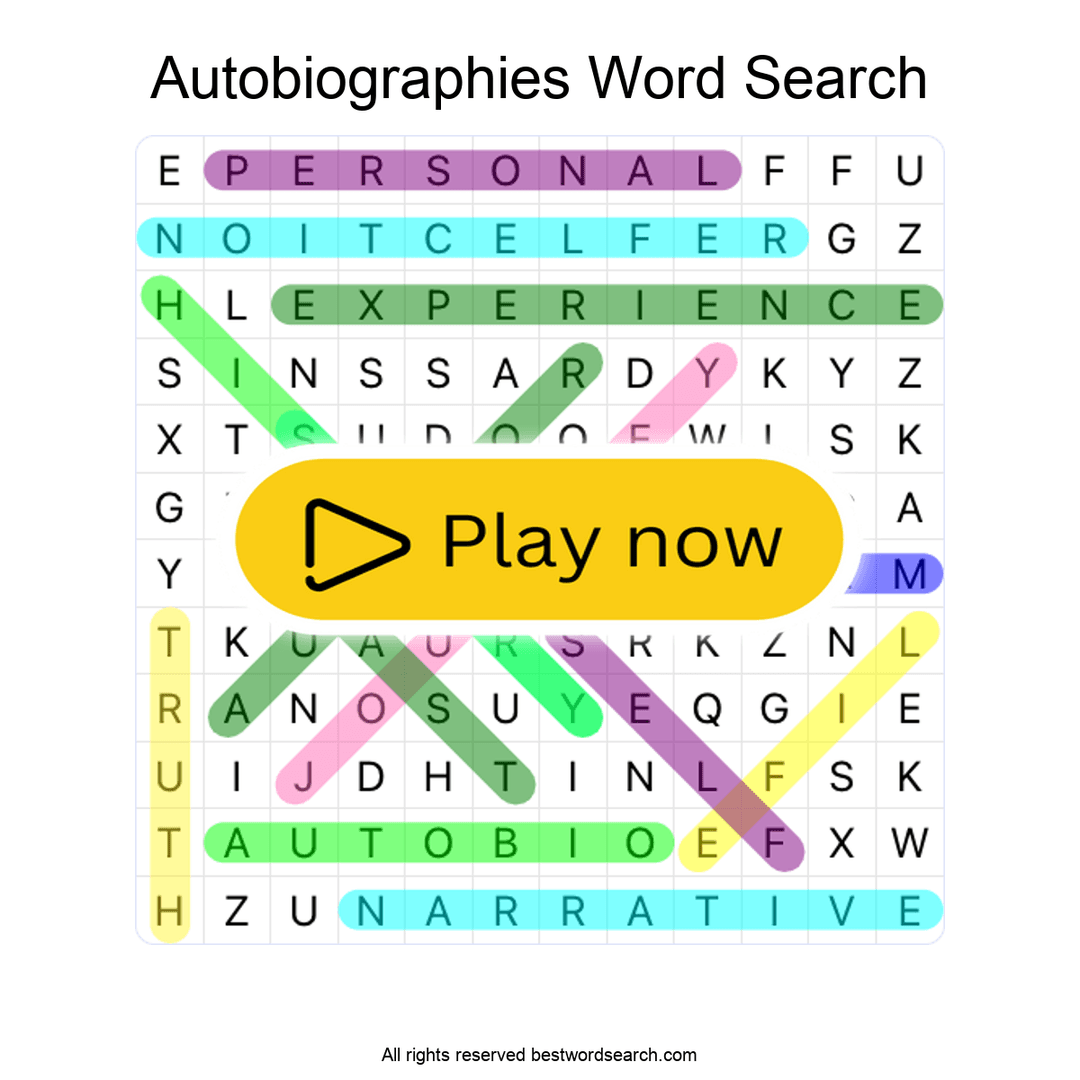 Autobiographies puzzle