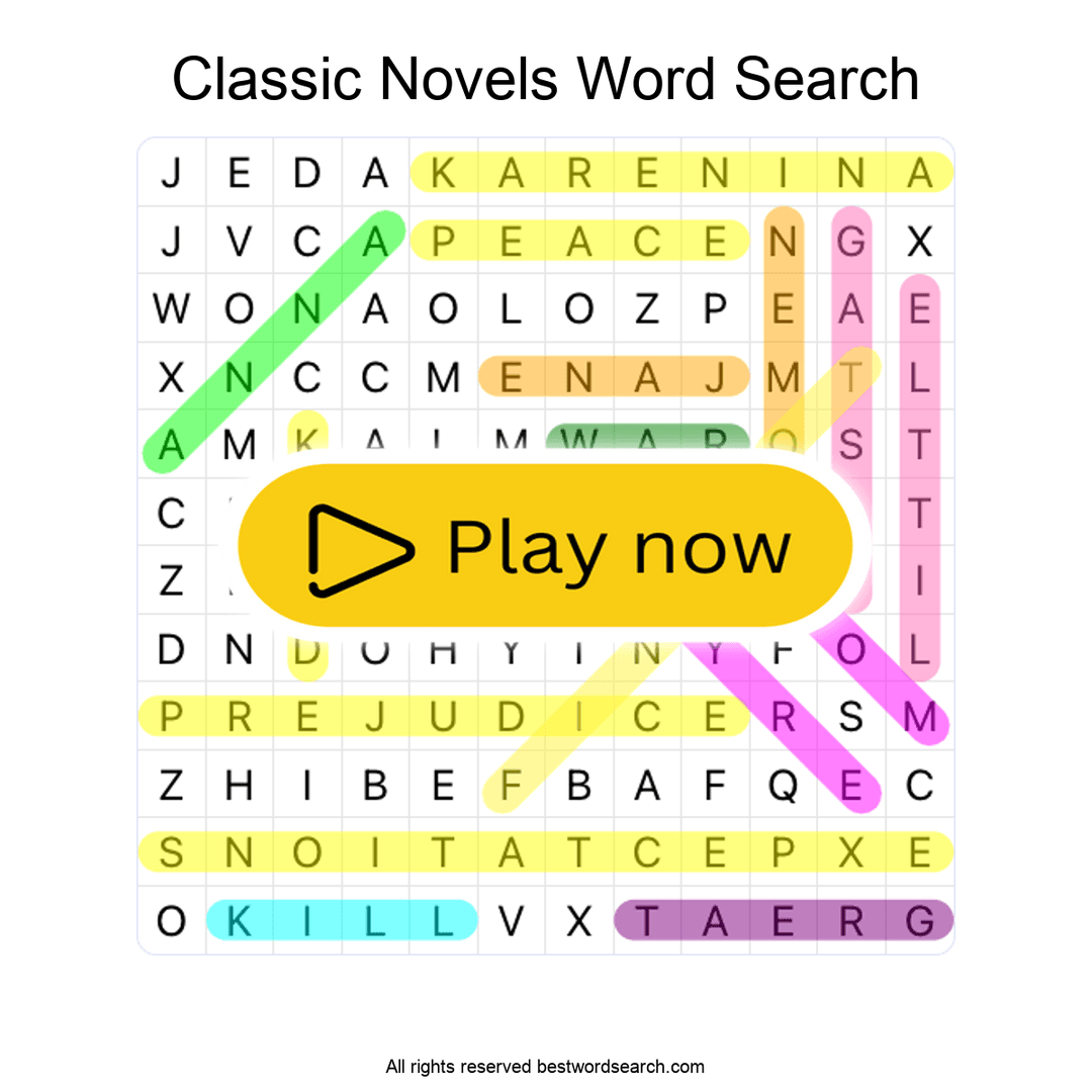 Classic Novels puzzle