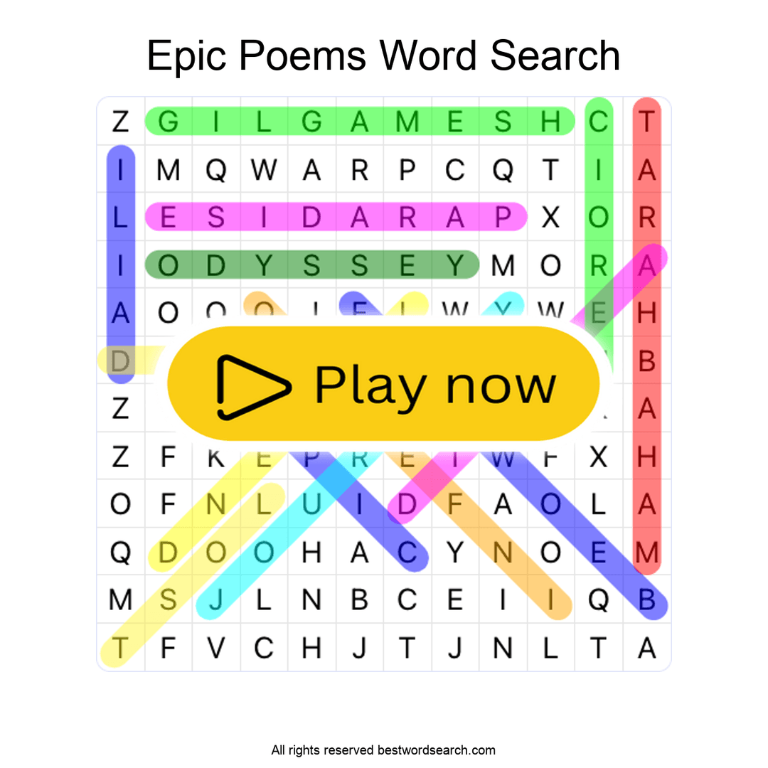 Epic Poems puzzle