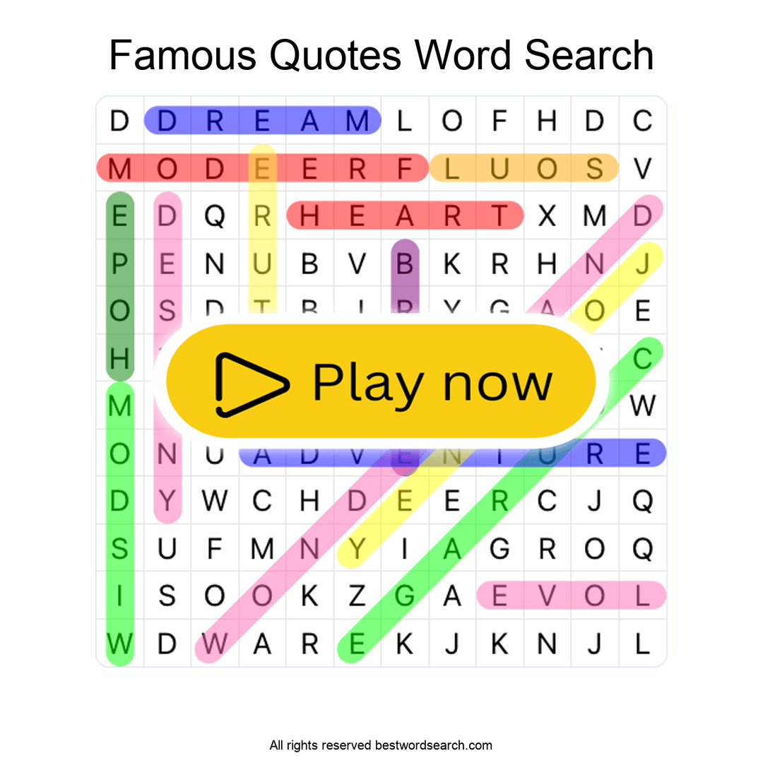 Famous Quotes puzzle
