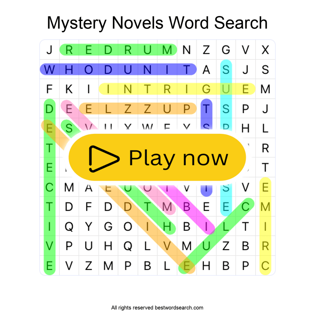 Mystery Novels puzzle