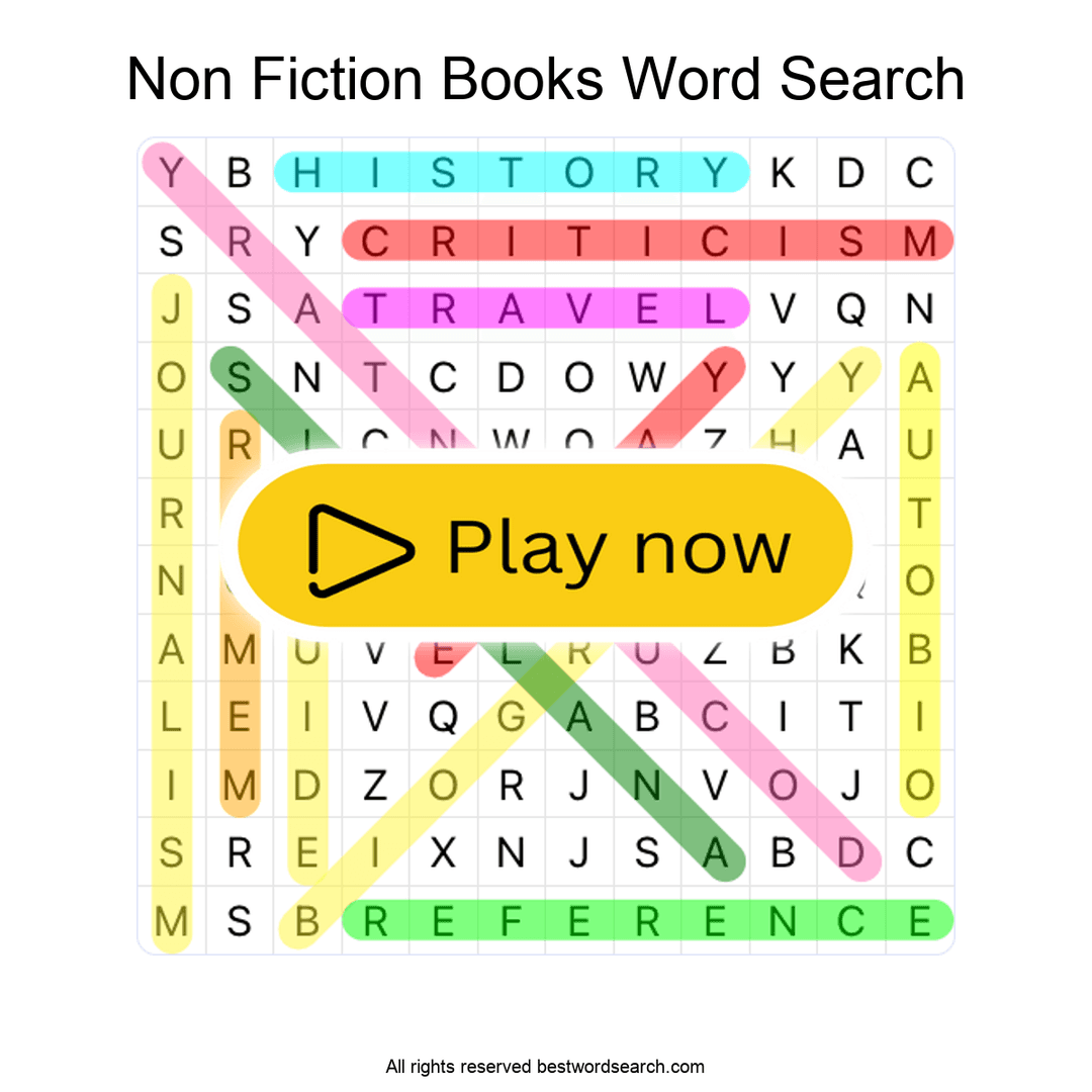 Non Fiction Books puzzle