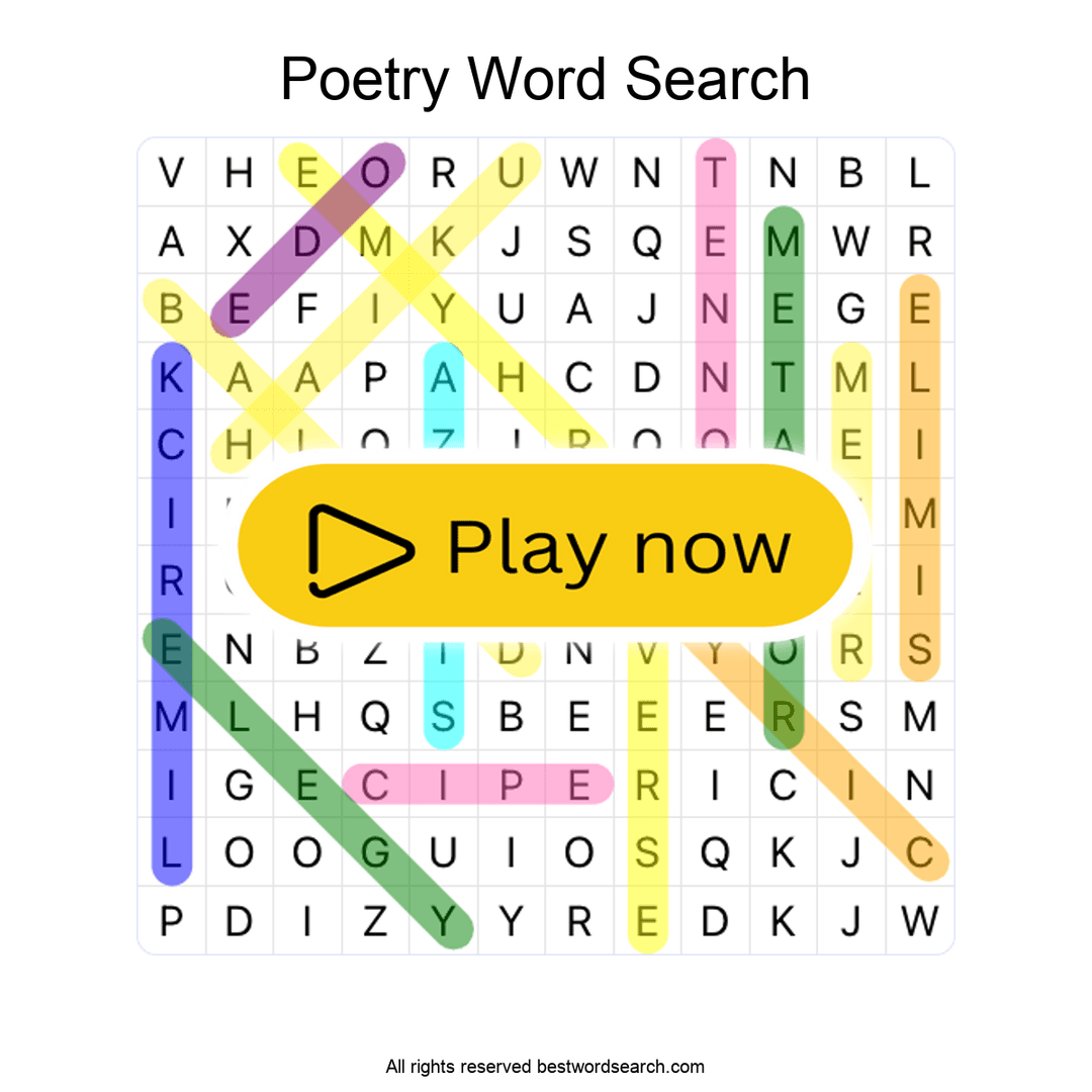 Poetry puzzle