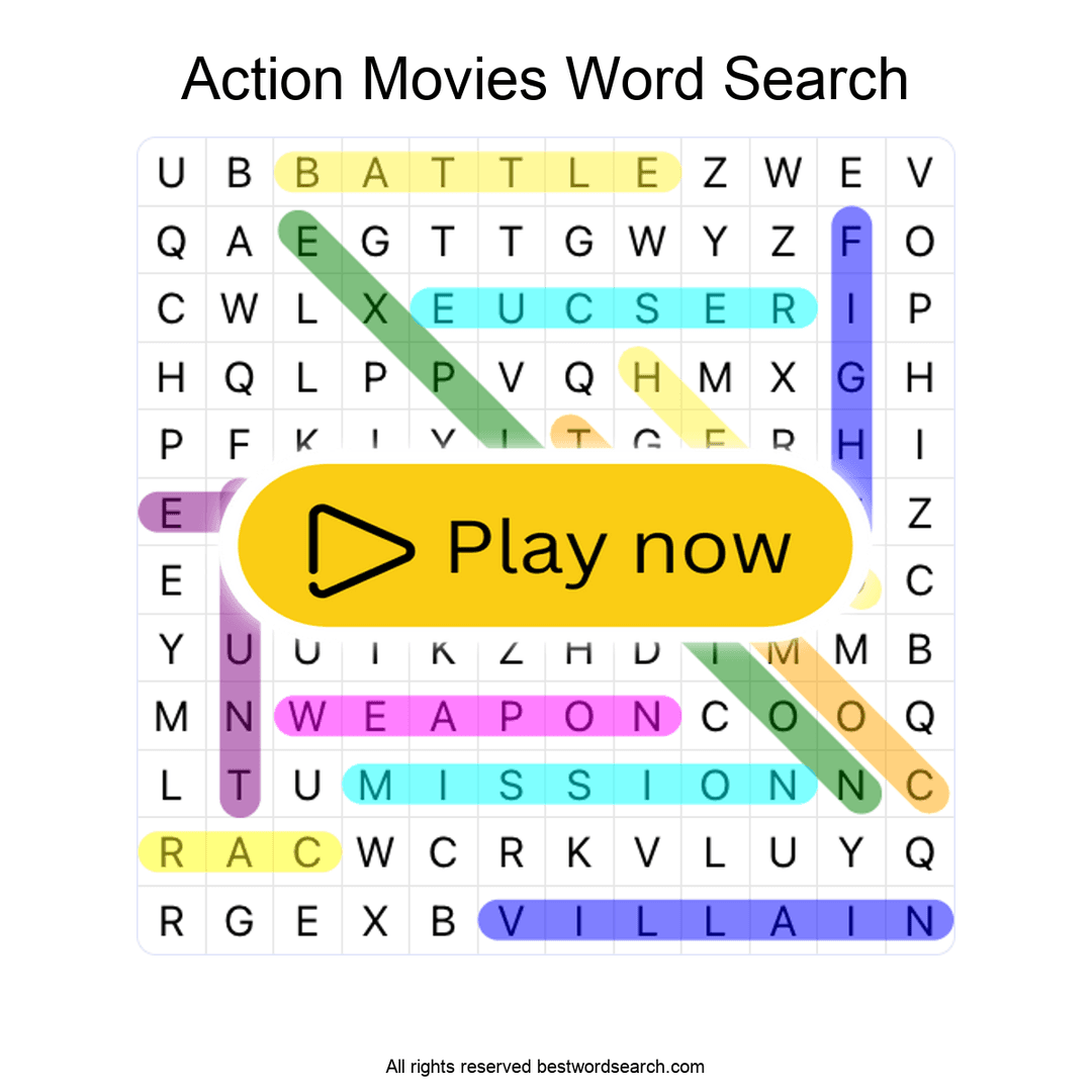 Action Movies puzzle