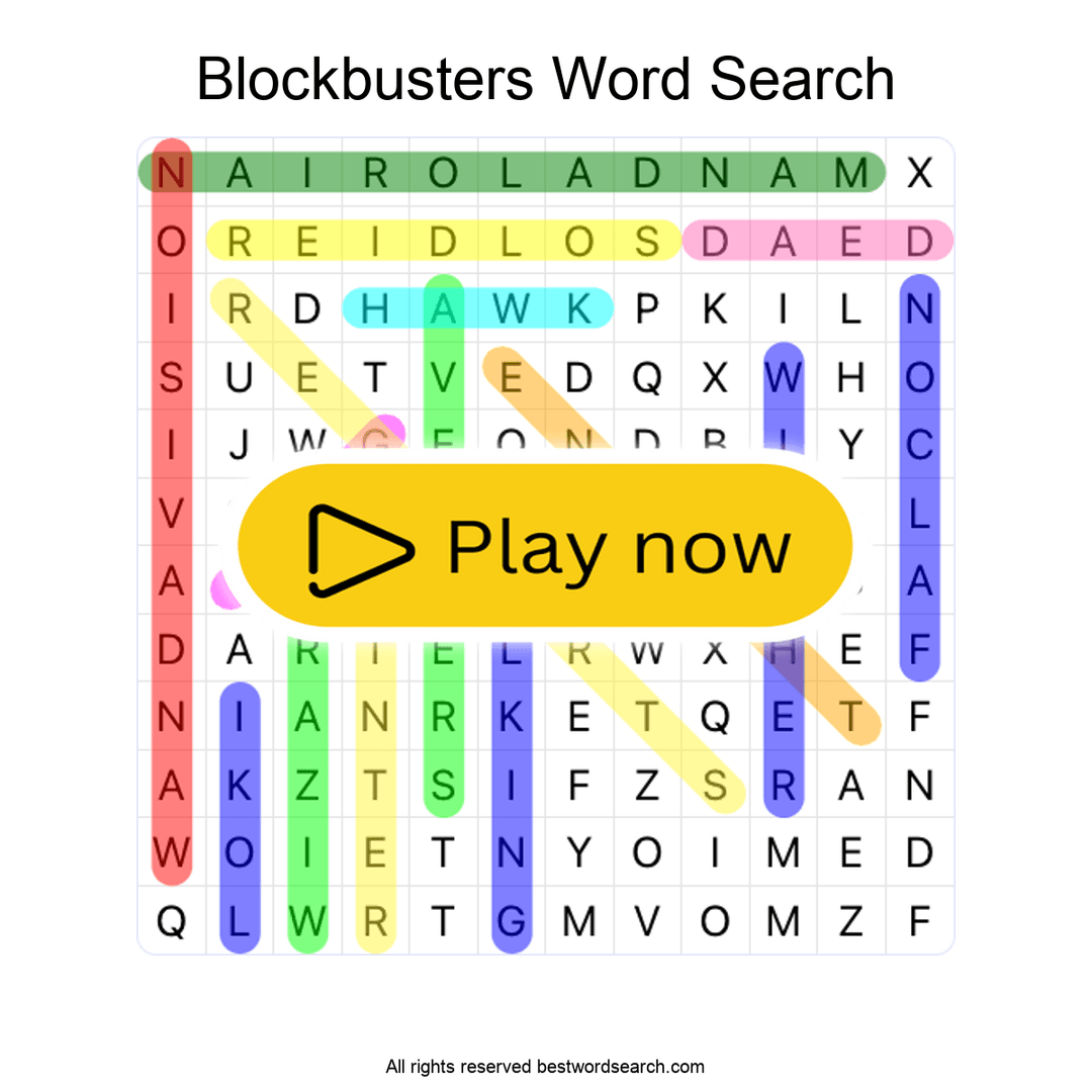 Blockbusters puzzle