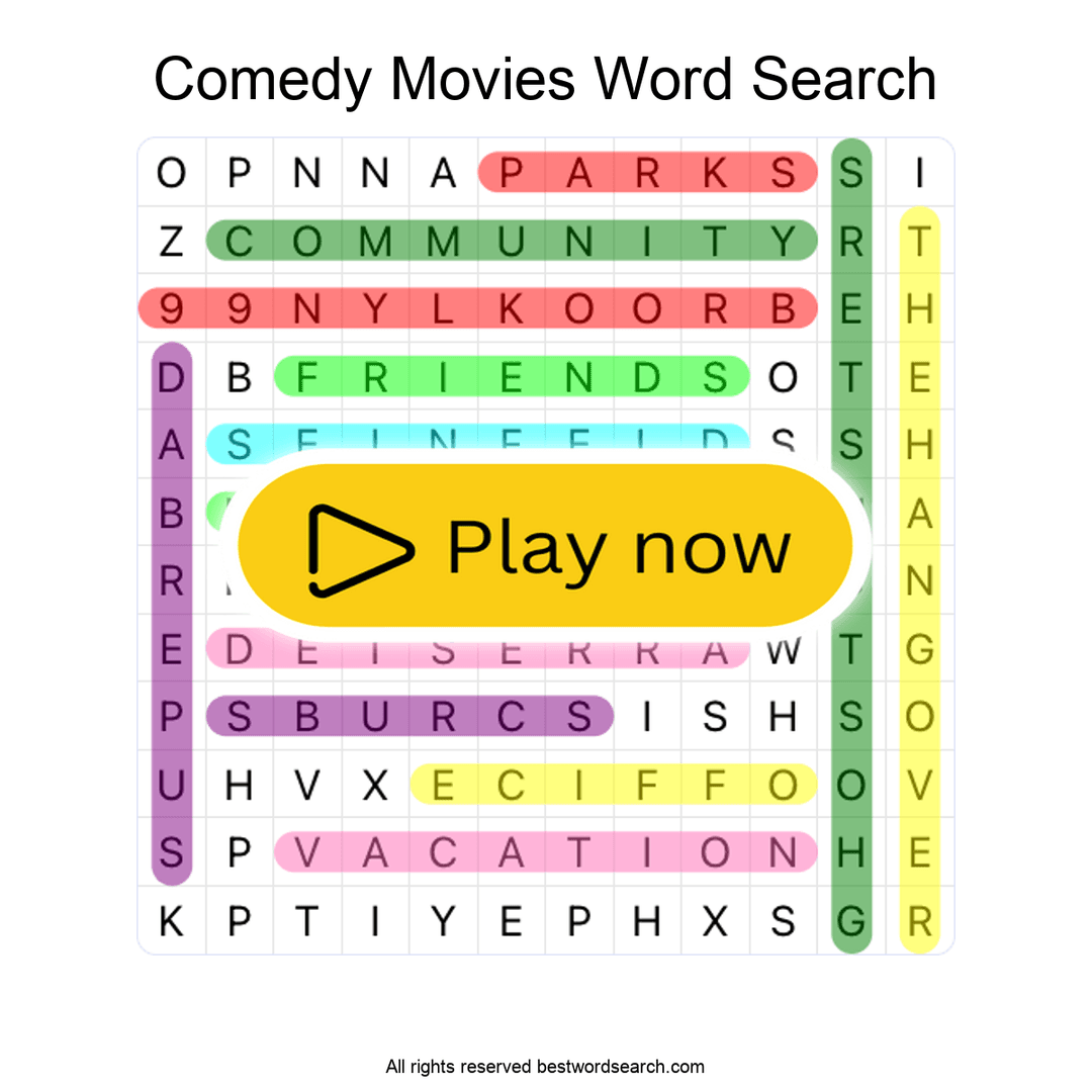 Comedy Movies puzzle