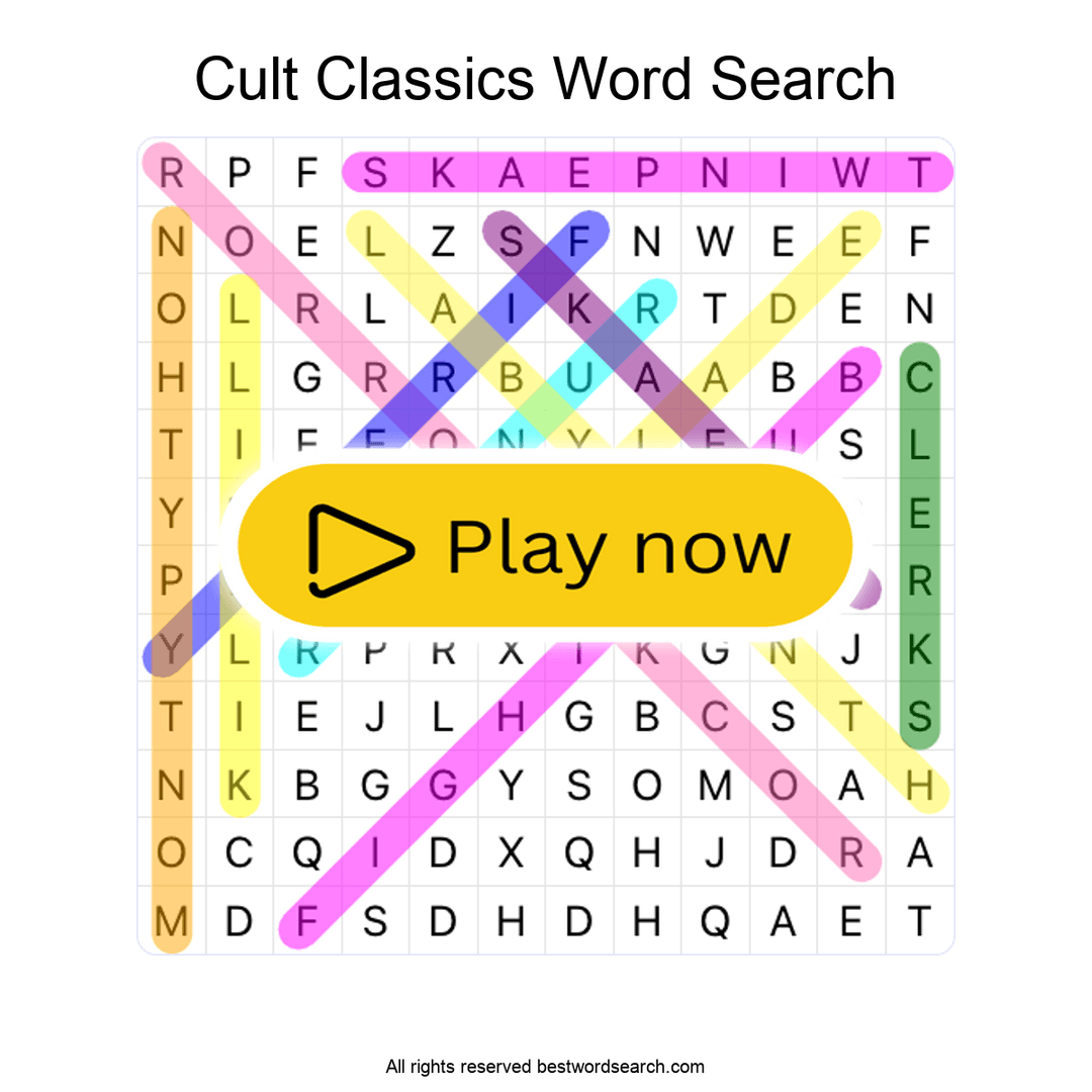 Cult Classics puzzle