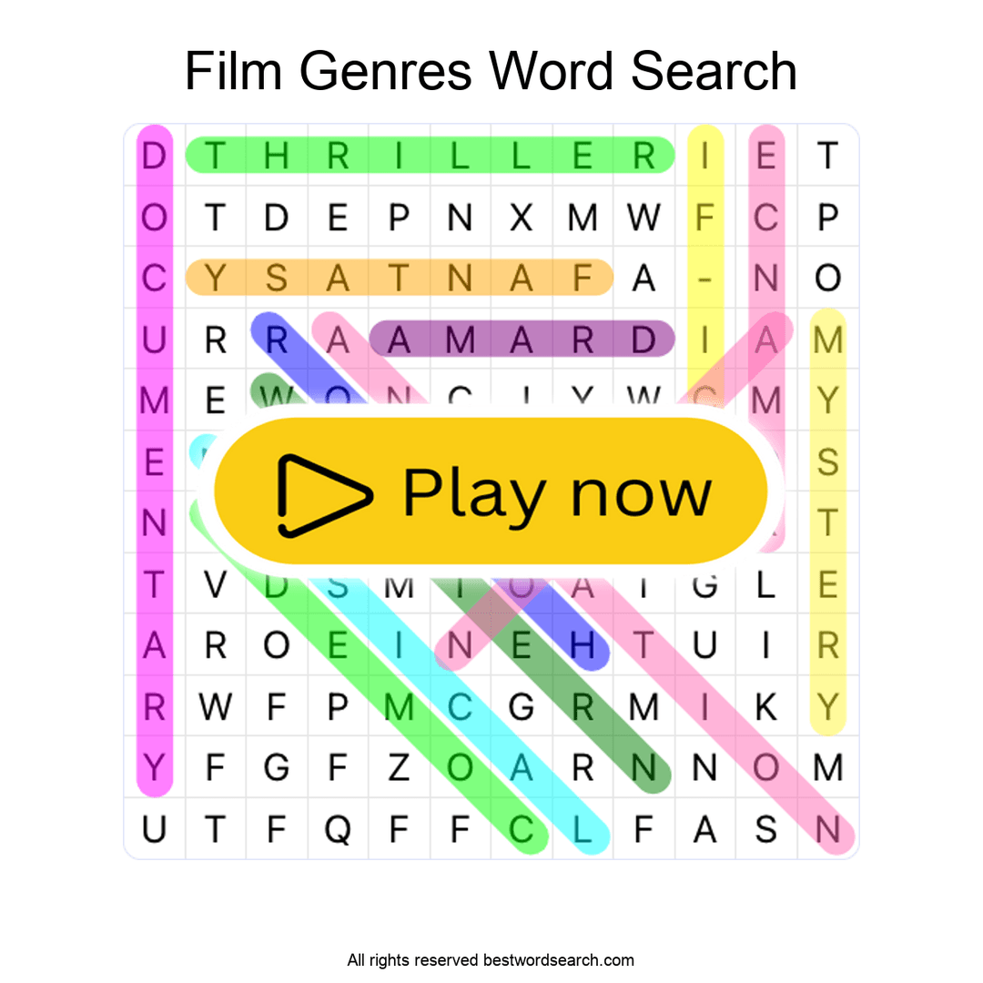 Film Genres puzzle