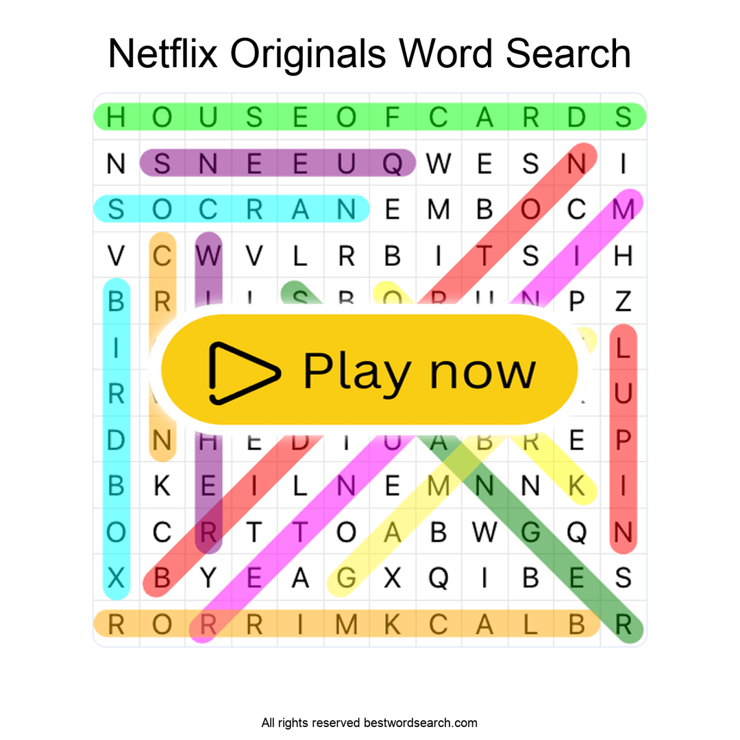Netflix Originals puzzle