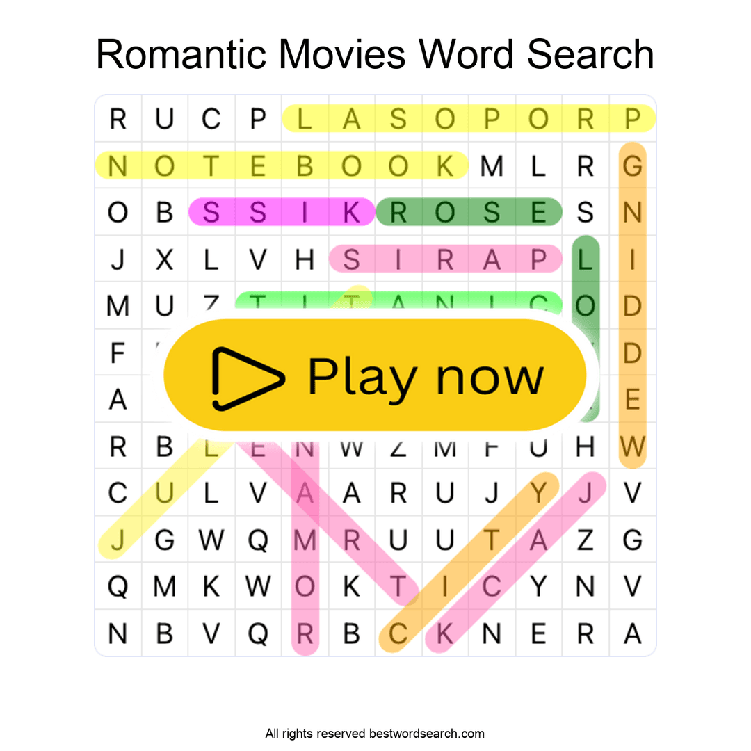 Romantic Movies puzzle
