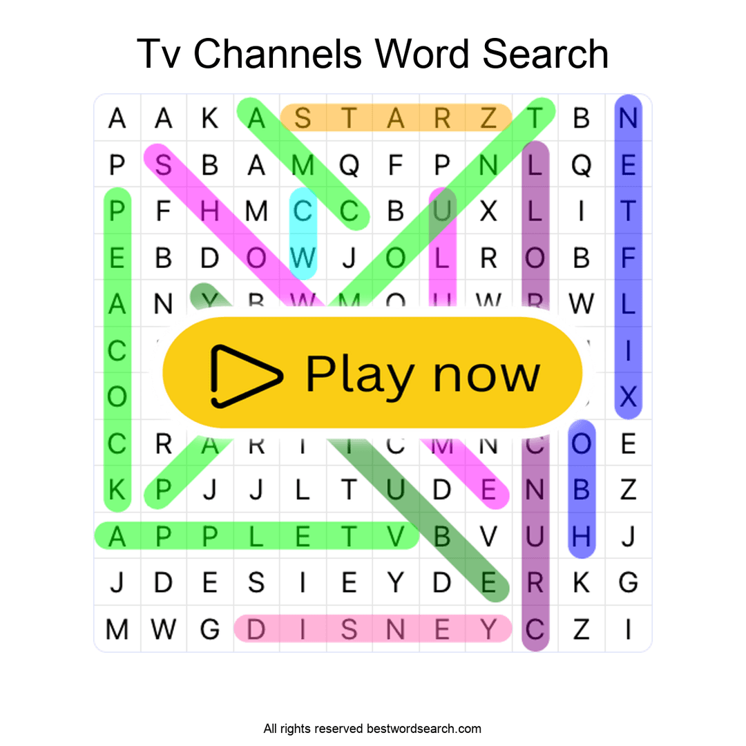 TV Channels puzzle