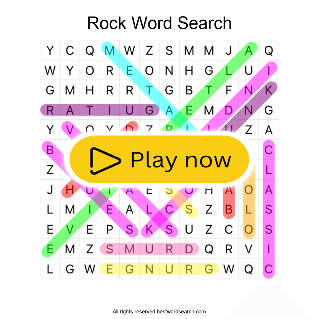 Rock Music puzzle