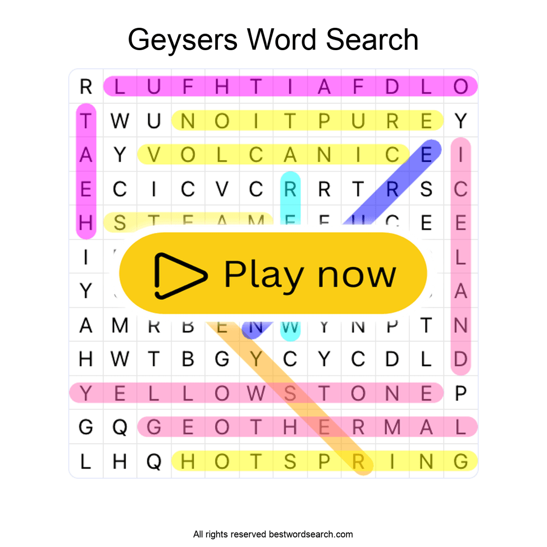 Geysers puzzle