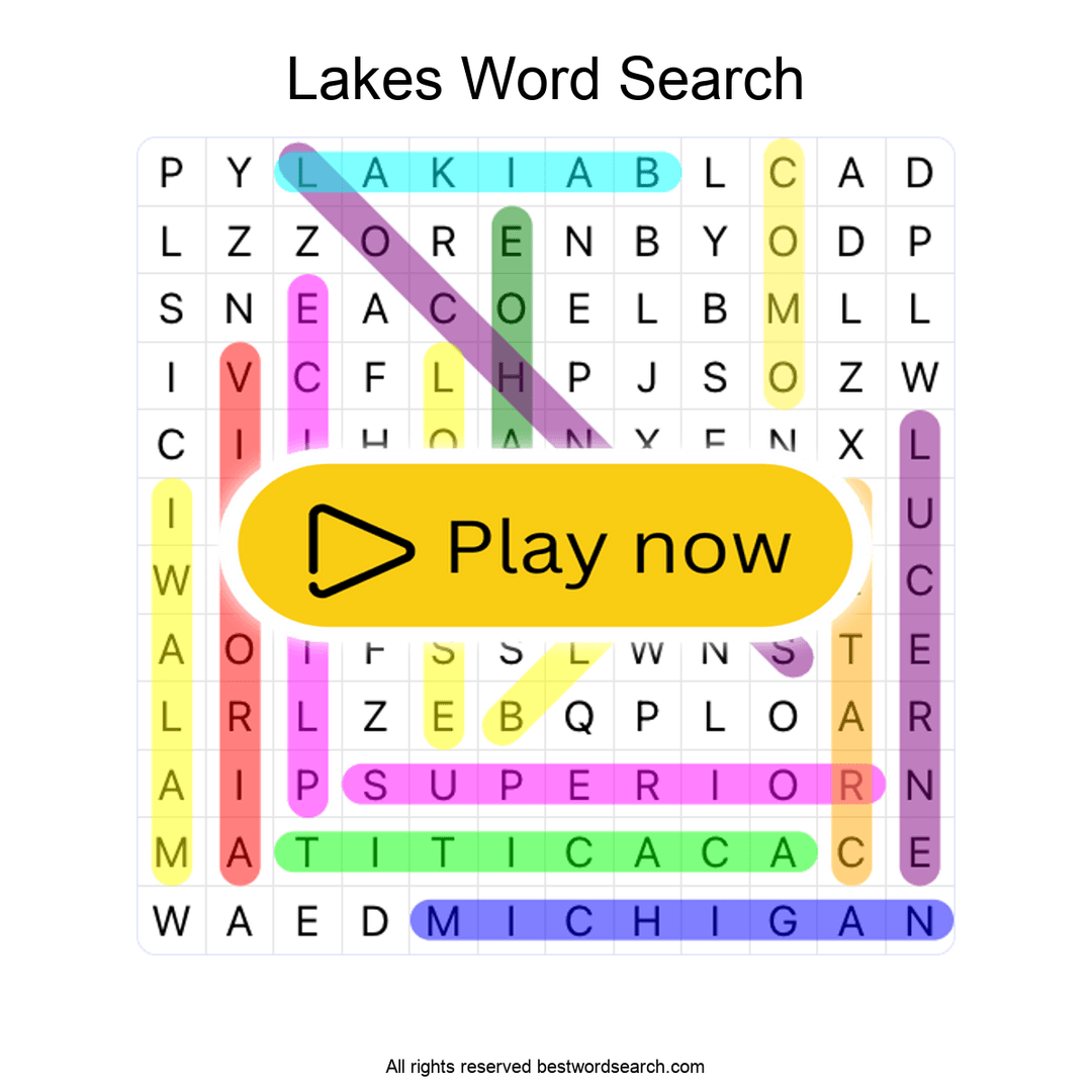 Lakes puzzle