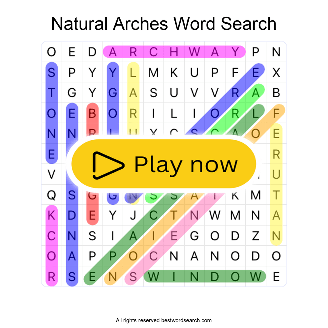 Natural Arches puzzle