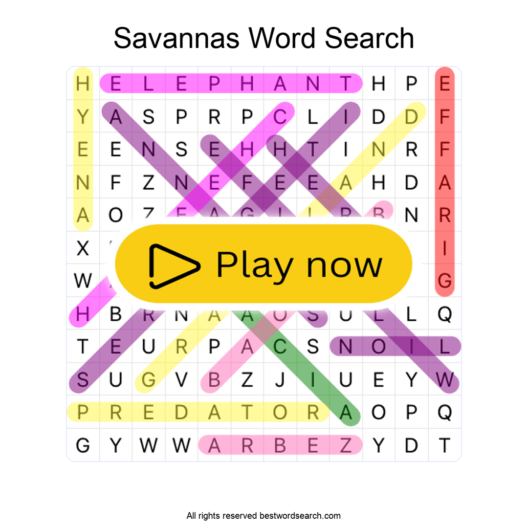 Savannas puzzle