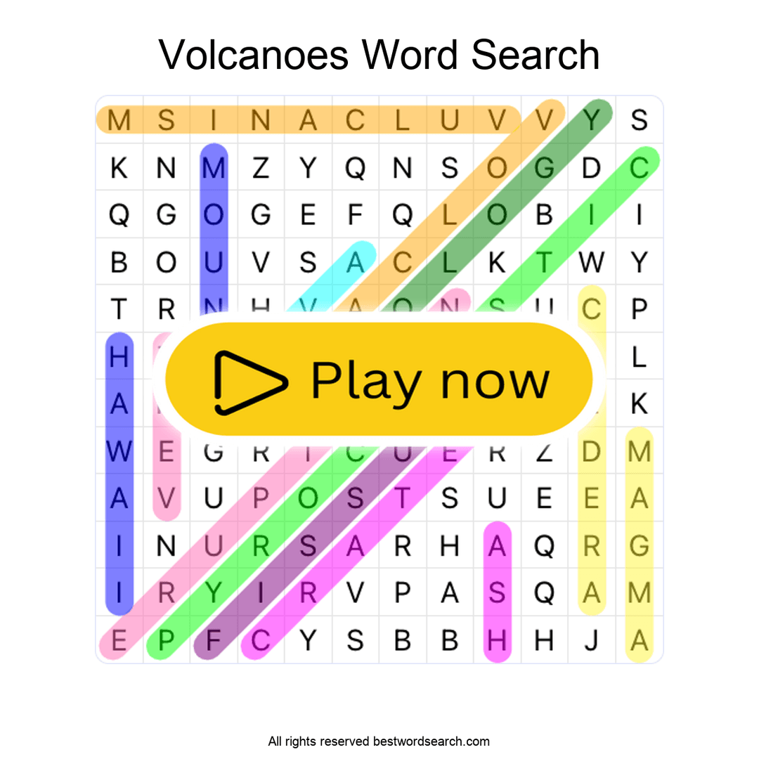 Volcanoes puzzle