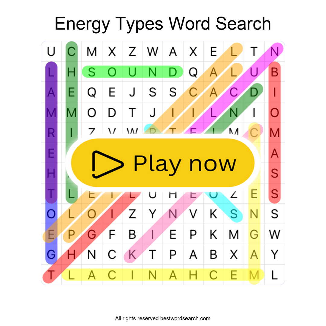 Energy Types puzzle