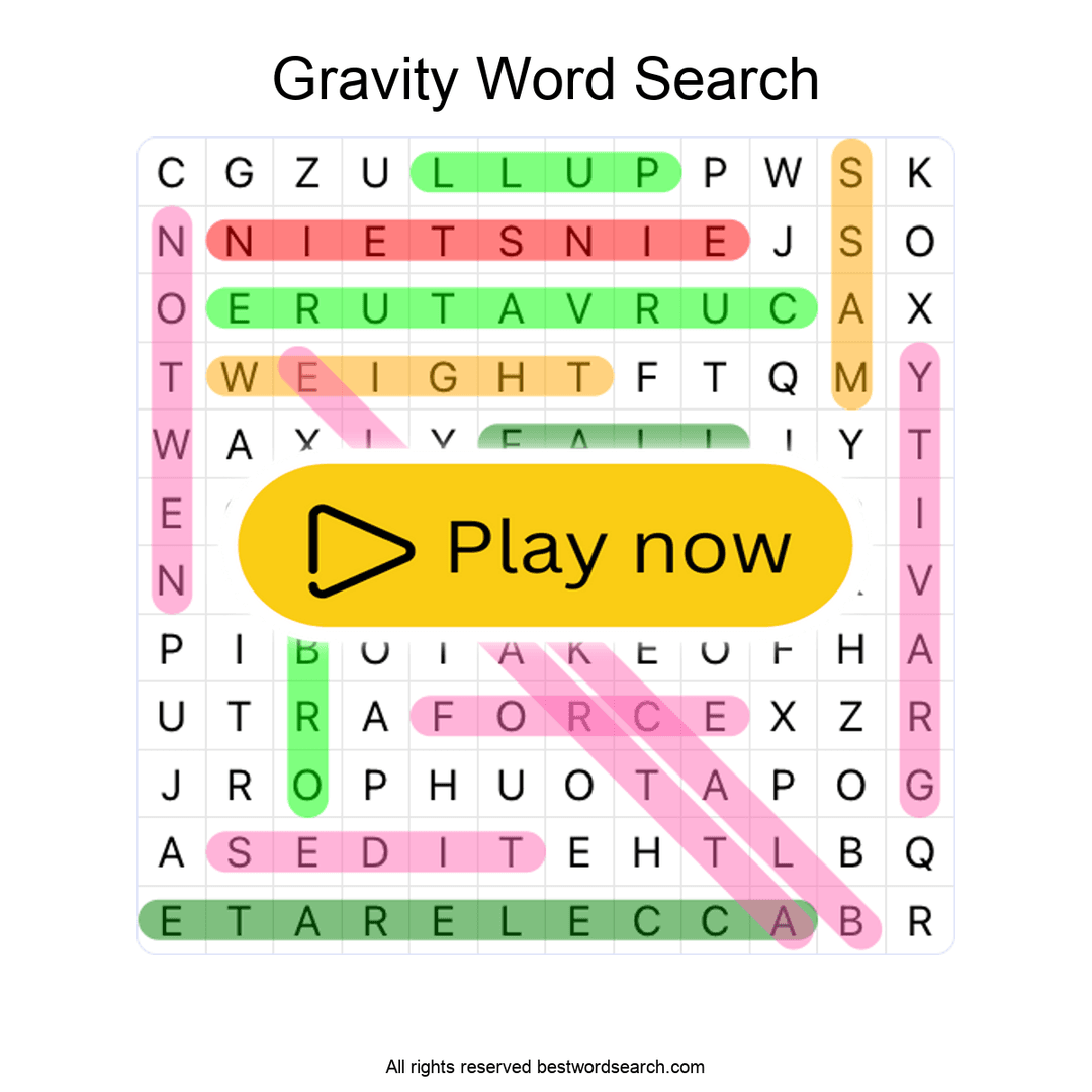 Gravity puzzle