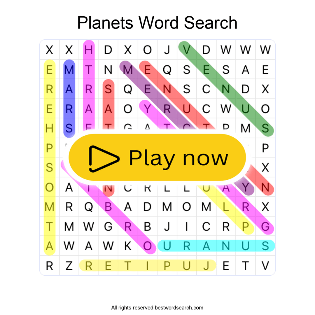 Planets puzzle