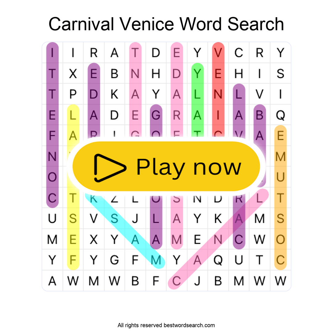 Carnival Venice puzzle