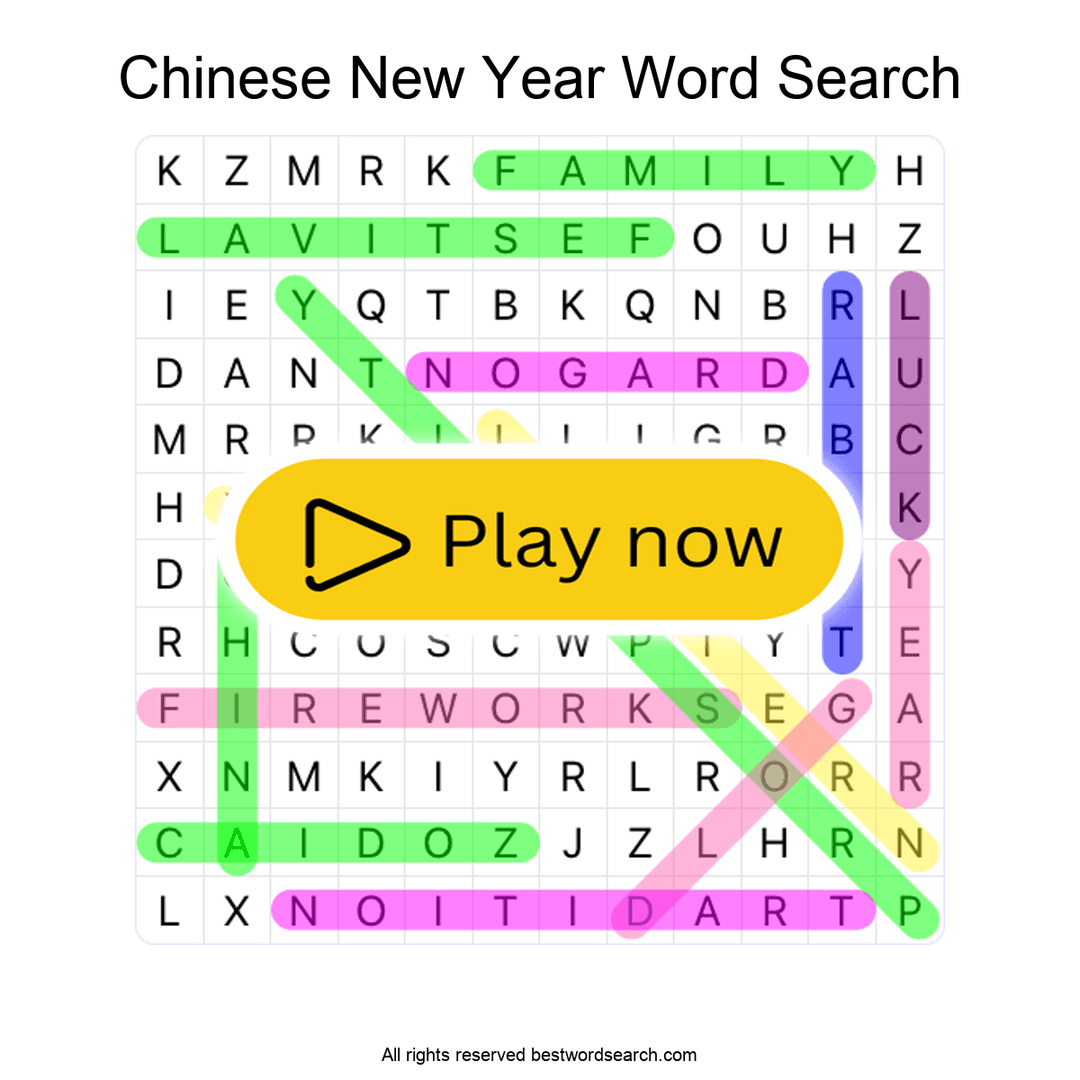 Chinese New Year puzzle