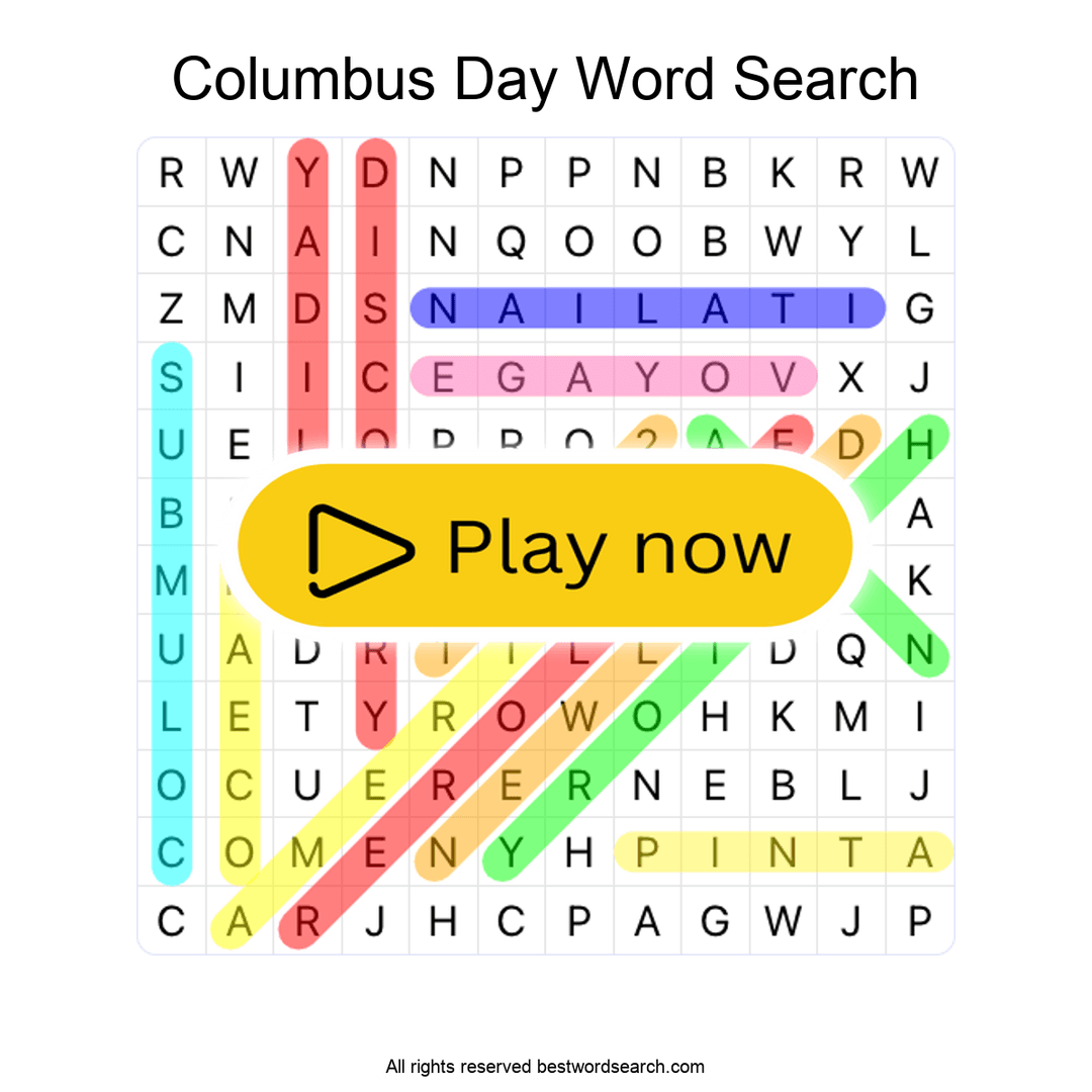 Columbus Day puzzle