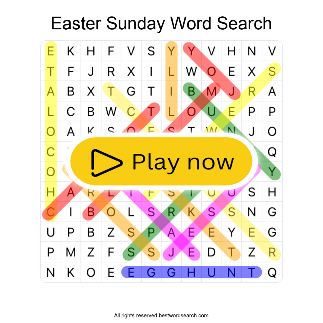 Easter Sunday puzzle