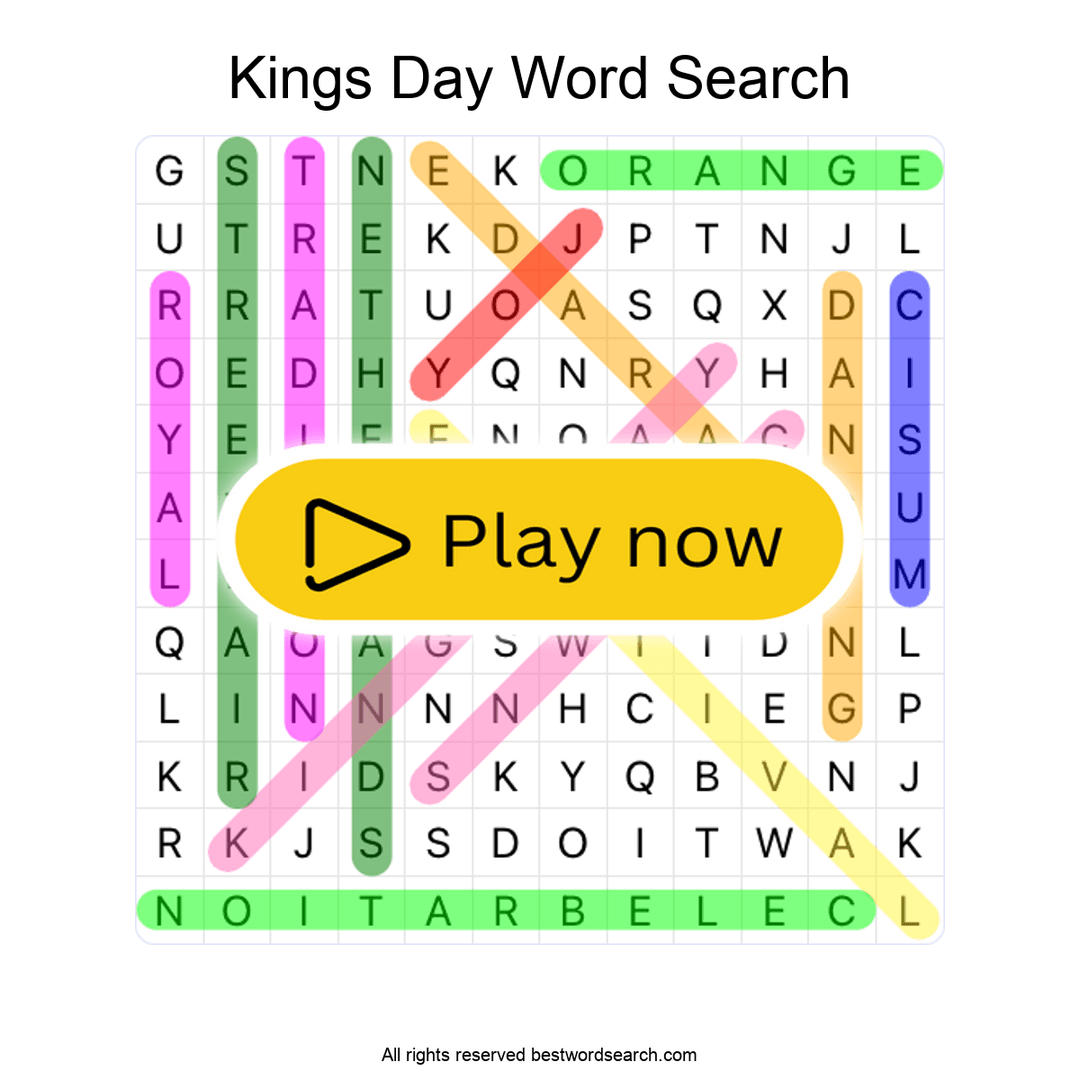 Kings Day puzzle