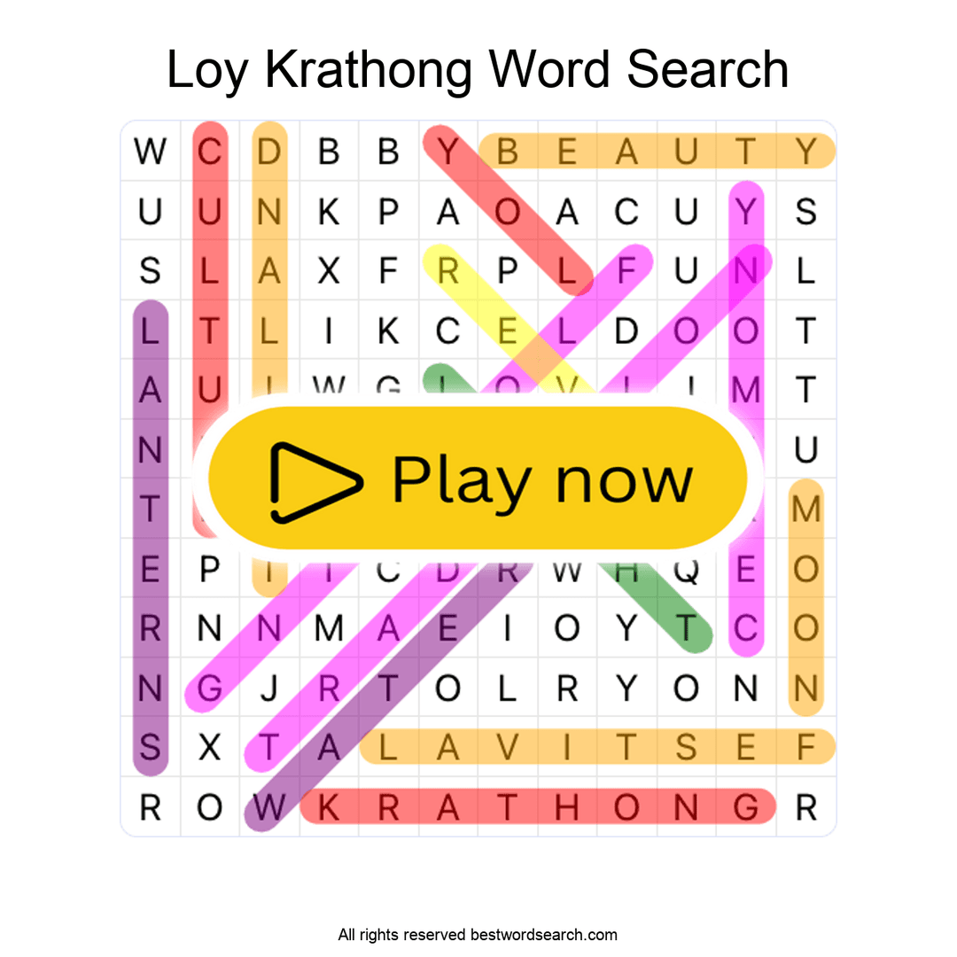 Loy Krathong puzzle