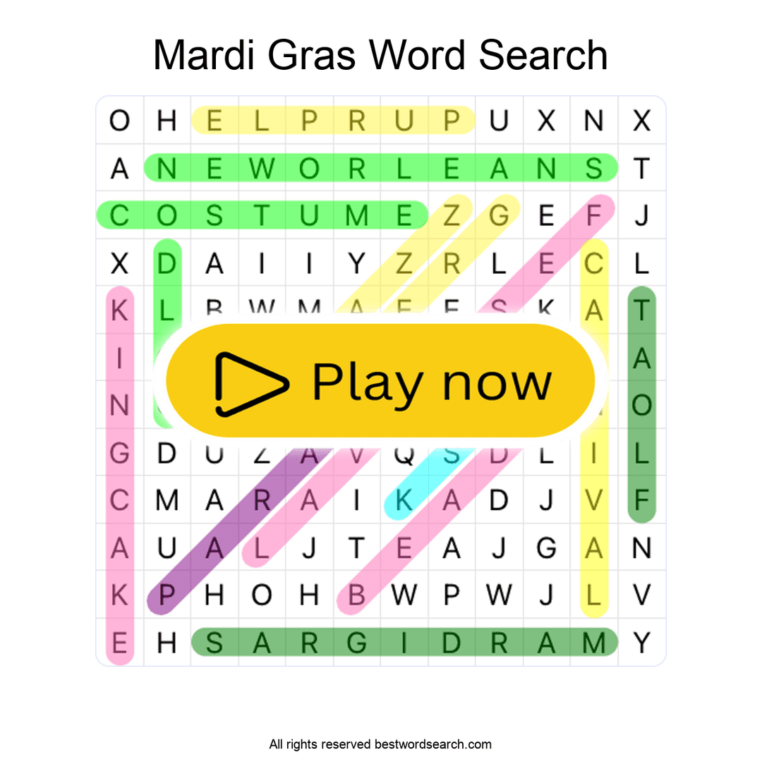 Mardi Gras puzzle